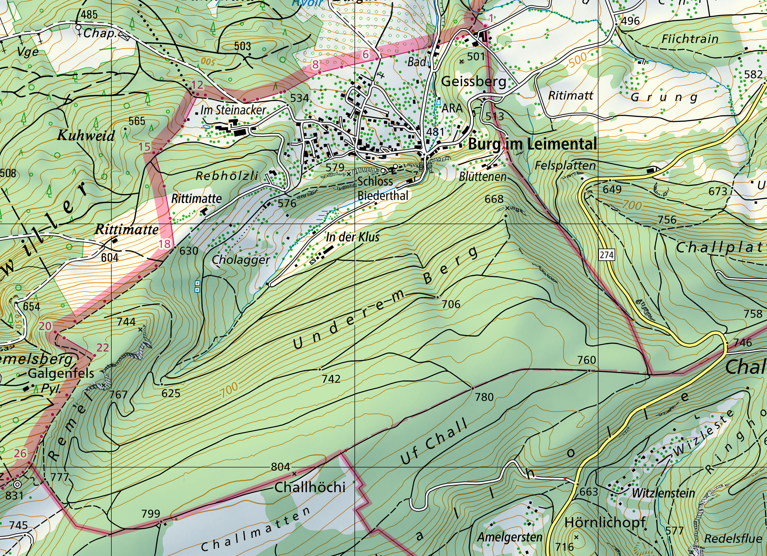 E17644 BU05 Swisstopo2021 Burg